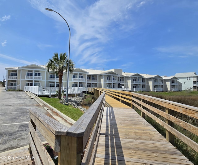 602 W Fort Macon Rd W Unit 138, Atlantic Beach, NC 28512 - dock with a residential view
