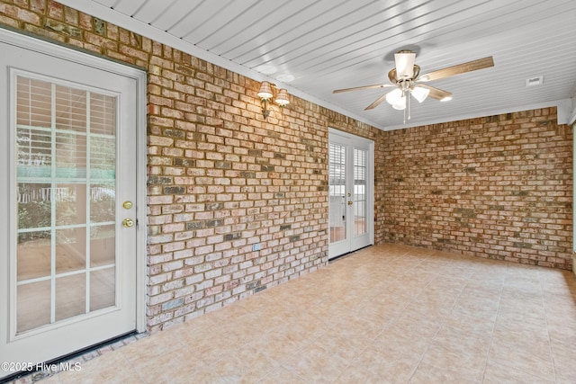 1103 Groppo Cv, Wilmington, NC 28412 - unfurnished sunroom featuring french doors
