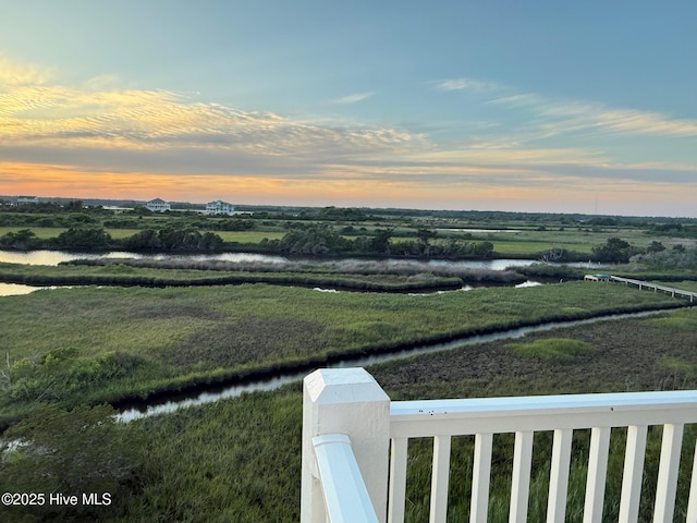 128 Sea Oaks Ct, North Topsail Beach, NC 28460 - view of yard with a water view