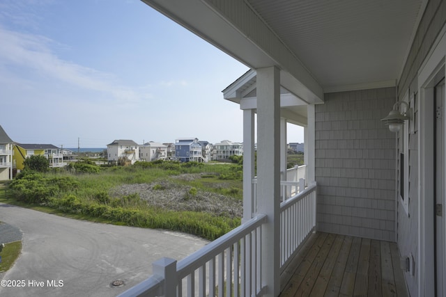 128 Sea Oaks Ct, North Topsail Beach, NC 28460 - balcony featuring a residential view