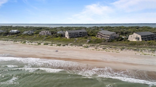 565 Salter Path Rd Unit S-5, Pine Knoll Shores, NC 28512 - drone / aerial view of expansive beach