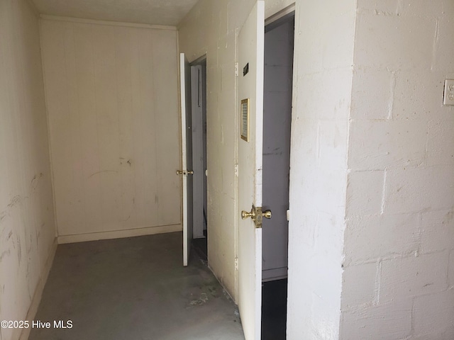 809 Conway Rd, Fair Bluff, NC 28439 - hallway with concrete flooring