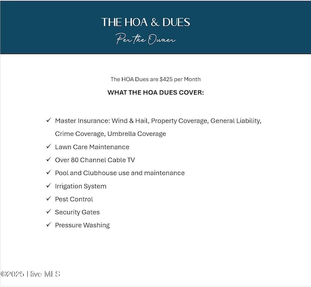 view of miscellaneous listing collateral