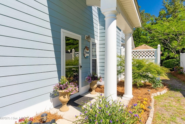 view of property entrance