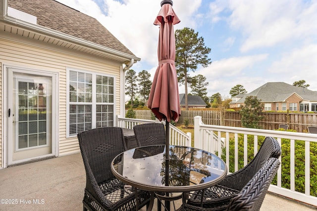 2016 Ashbrook Ct, Leland, NC 28451 - deck with outdoor dining area and fence