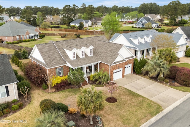2016 Ashbrook Ct, Leland, NC 28451 - aerial perspective of suburban area
