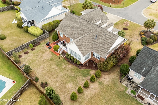 2016 Ashbrook Ct, Leland, NC 28451 - aerial view of property and surrounding area
