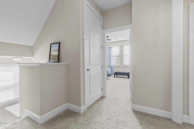 211 Willow Ridge Dr, Holly Ridge, NC 28445 - hallway with carpet floors and baseboards
