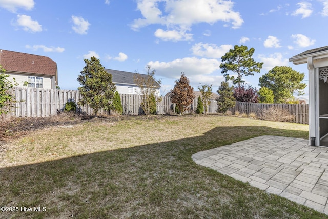 211 Willow Ridge Dr, Holly Ridge, NC 28445 - view of yard with a patio area