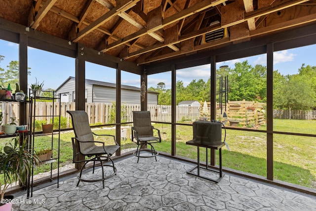 134 Inverness Dr, Hubert, NC 28539 - view of sunroom / solarium