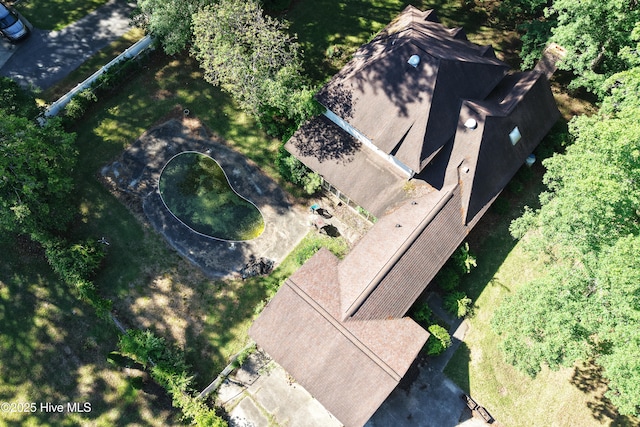aerial view of property's location
