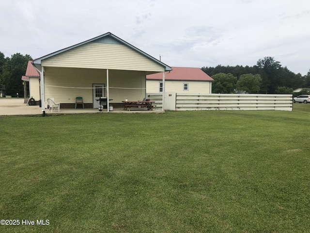 434 Farless Rd, Merry Hill, NC 27957 - back of house featuring a patio area and metal roof