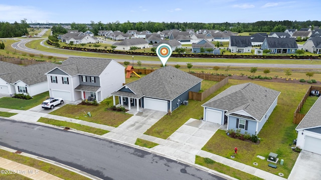 3522 Wigeon Way, Winnabow, NC 28479 - aerial perspective of suburban area