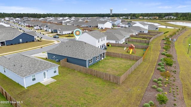 3522 Wigeon Way, Winnabow, NC 28479 - aerial view of residential area with a large body of water