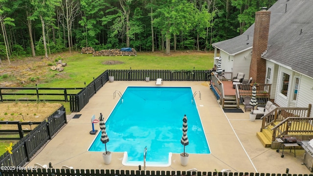 338 Country Club Rd, Camden, NC 27921 - view of pool featuring a deck