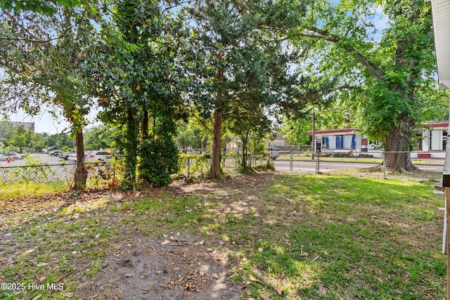 view of fenced yard