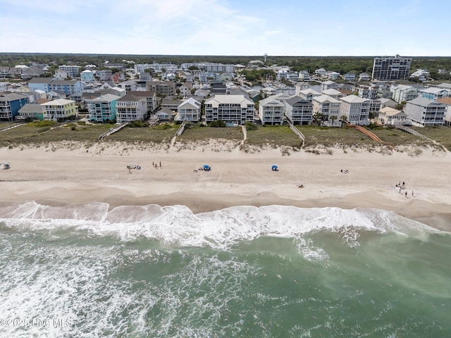 608 Carolina Beach Ave N Unit 3C, Carolina Beach, NC 28428 - aerial perspective of suburban area featuring expansive beach