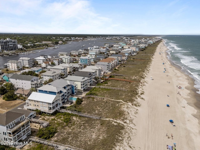 608 Carolina Beach Ave N Unit 3C, Carolina Beach, NC 28428 - bird's eye view of expansive beach