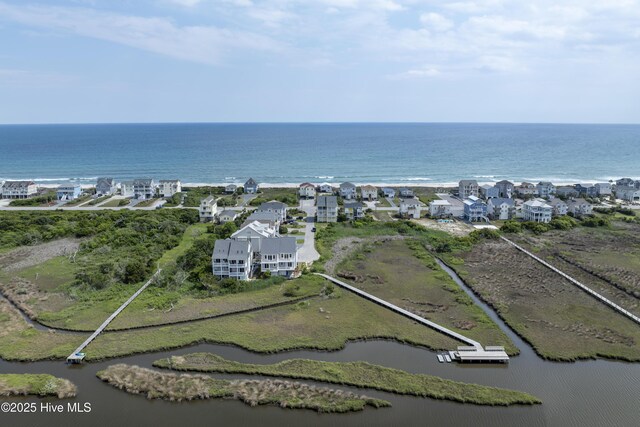 130 Sea Oaks Ct, North Topsail Beach, NC 28460 - bird's eye view of a large body of water