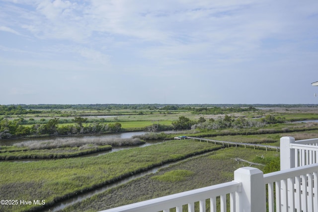 130 Sea Oaks Ct, North Topsail Beach, NC 28460 - view of yard featuring a view of countryside and a water view