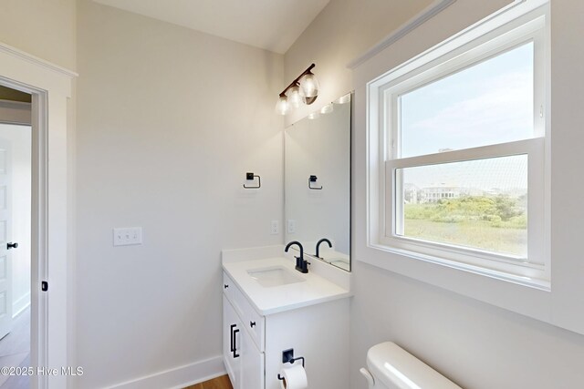 130 Sea Oaks Ct, North Topsail Beach, NC 28460 - bathroom with vanity and toilet
