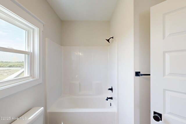 130 Sea Oaks Ct, North Topsail Beach, NC 28460 - bathroom with toilet and bathtub / shower combination