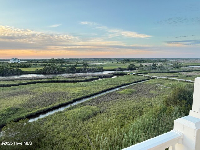130 Sea Oaks Ct, North Topsail Beach, NC 28460 - aerial view at dusk of a water view