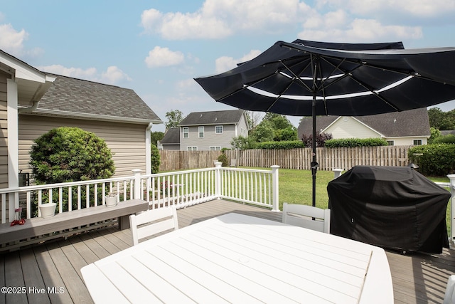 7810 Olde Pond Rd, Wilmington, NC 28411 - deck with area for grilling