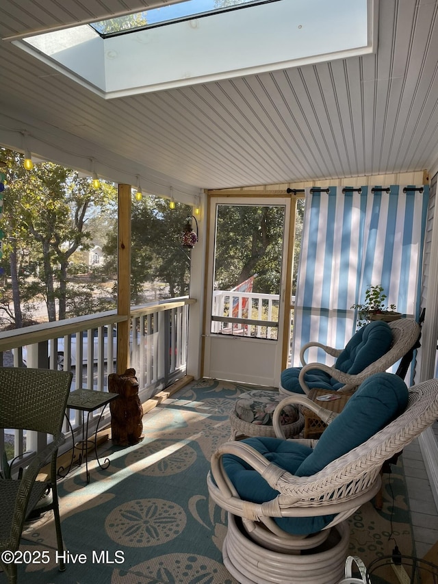 129 NE 36th St, Oak Island, NC 28465 - sunroom / solarium with a skylight