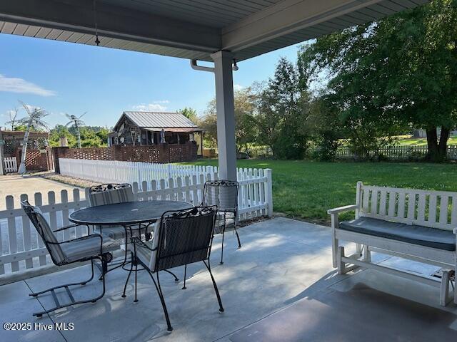 8019 W Tarboro Rd, Rocky Mount, NC 27803 - view of patio featuring outdoor dining area