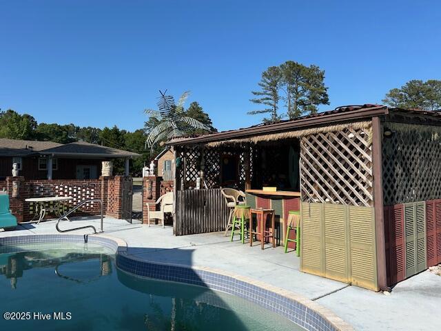 8019 W Tarboro Rd, Rocky Mount, NC 27803 - view of pool with a patio