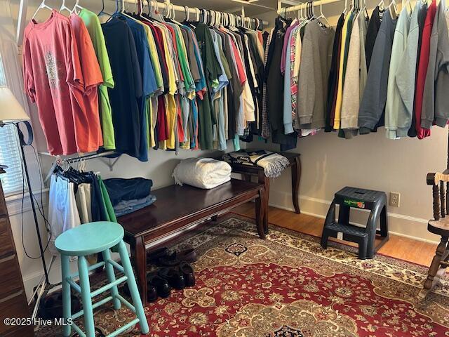 8019 W Tarboro Rd, Rocky Mount, NC 27803 - spacious closet with wood finished floors