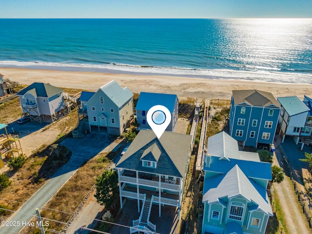 4388 Island Dr, North Topsail Beach, NC 28460 - drone / aerial view of expansive coastline