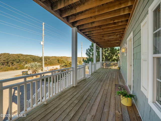 4388 Island Dr, North Topsail Beach, NC 28460 - view of deck