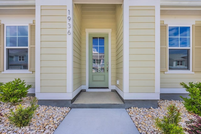 view of entrance to property