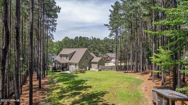 145 Cabin Branch Dr, Carthage, NC 28327 - view of yard with a view of trees