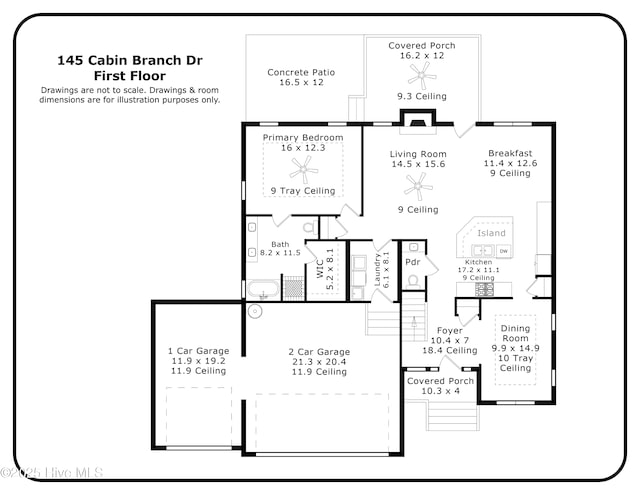 145 Cabin Branch Dr, Carthage, NC 28327 - room layout