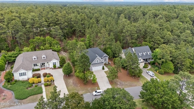 125 Steeplechase Way, Southern Pines, NC 28387 - aerial view of a heavily wooded area