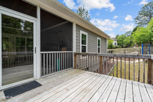 125 Steeplechase Way, Southern Pines, NC 28387 - wooden deck featuring a fenced backyard