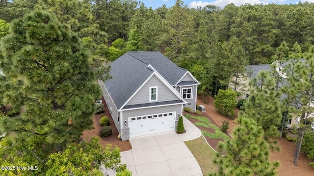 125 Steeplechase Way, Southern Pines, NC 28387 - view of subject property with a heavily wooded area