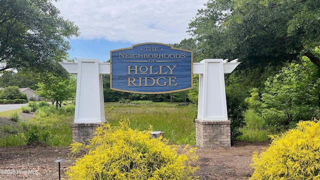 229 Red Carnation Dr, Holly Ridge, NC 28445 - view of community sign