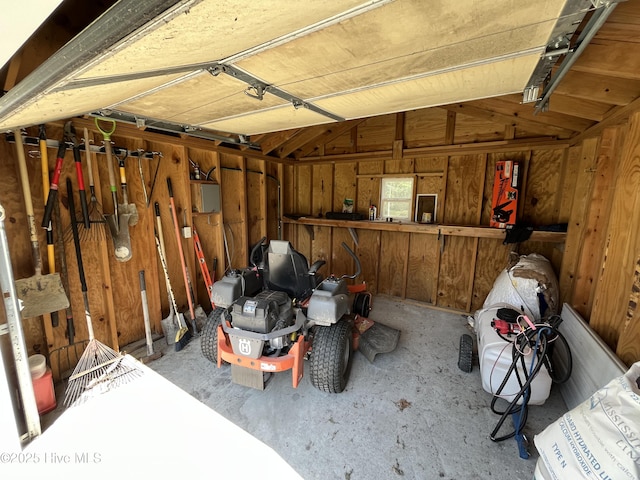 2483 Mcneill Hobbs Rd, Bunnlevel, NC 28323 - storage area featuring a garage