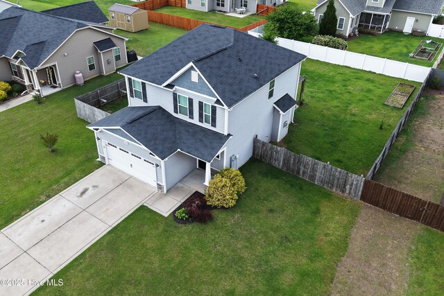1232 Teakwood Dr, Greenville, NC 27834 - aerial view of residential area