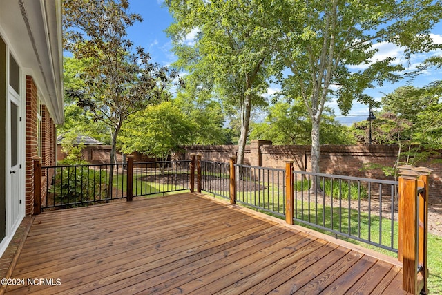 6920 Runningbrook Ter, Wilmington, NC 28411 - view of wooden terrace