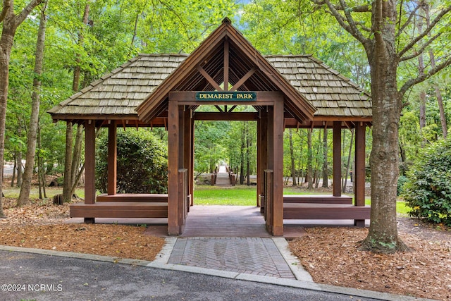 6920 Runningbrook Ter, Wilmington, NC 28411 - view of home's community featuring a gazebo