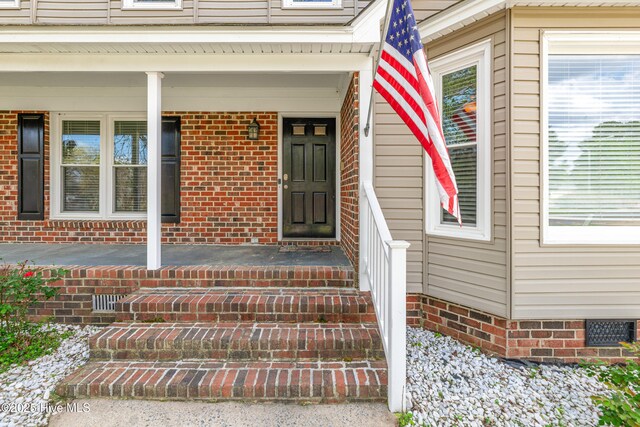 103 E Raintree Ln, Goldsboro, NC 27534 - entrance to property with covered porch