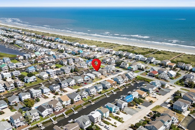 427 Sailfish St, Sunset Beach, NC 28468 - view of property location with extended coastline and nearby suburban area