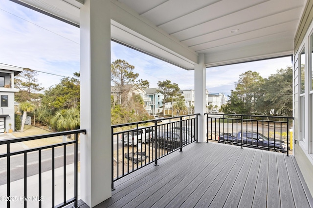 225 Greenville Ave, Carolina Beach, NC 28428 - view of wooden terrace