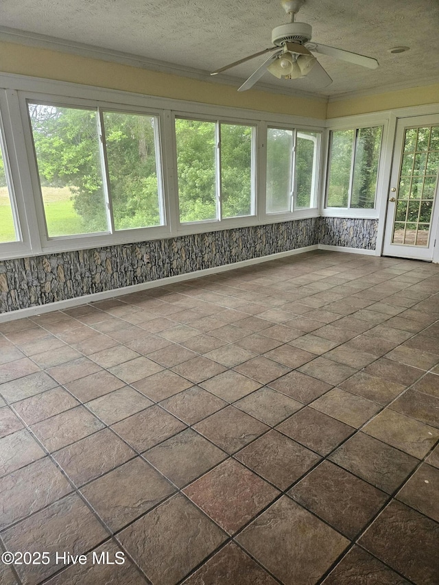 4 Cleek Ct, Carolina Shores, NC 28467 - unfurnished sunroom with a textured ceiling