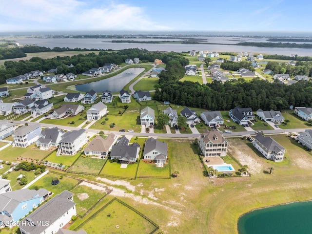 357 Spicer Lake Dr, Holly Ridge, NC 28445 - aerial view of property's location with a large body of water and nearby suburban area